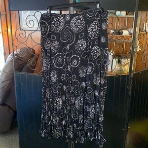 Georgette “Broomstick” Maxi Skirt